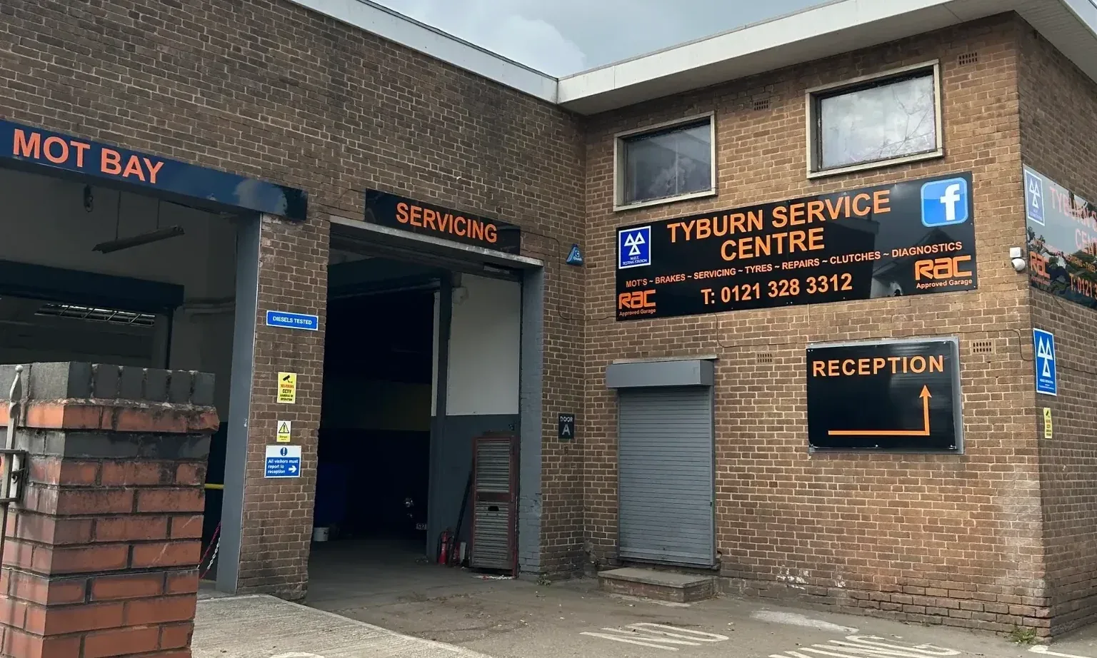 Tyburn Service Centre workshop, Erdington — serving Castle Vale